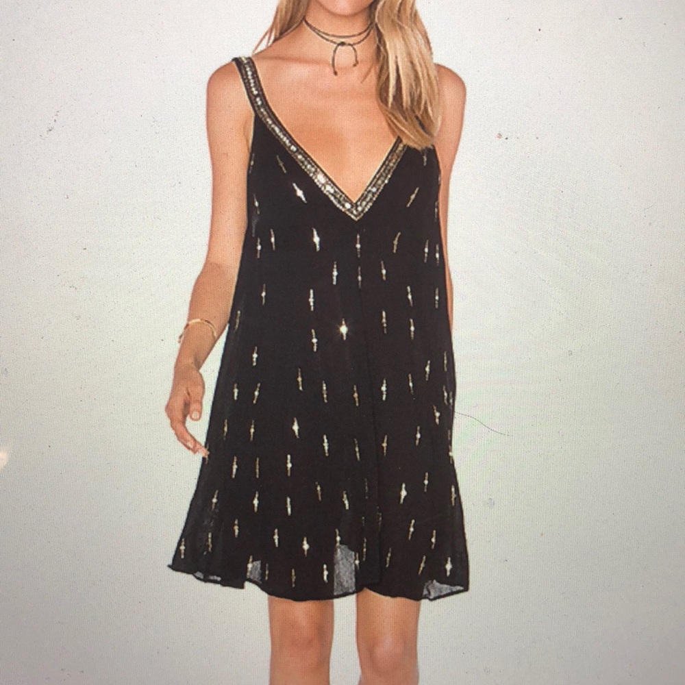 Free People Rising Sun Slip Dress